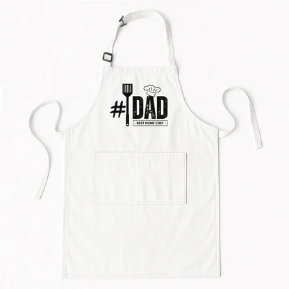 Best Dad Ever Apron – Father’s Day Cooking Gift for Daddy with Pockets, Kitchen Chef Apron AP-002