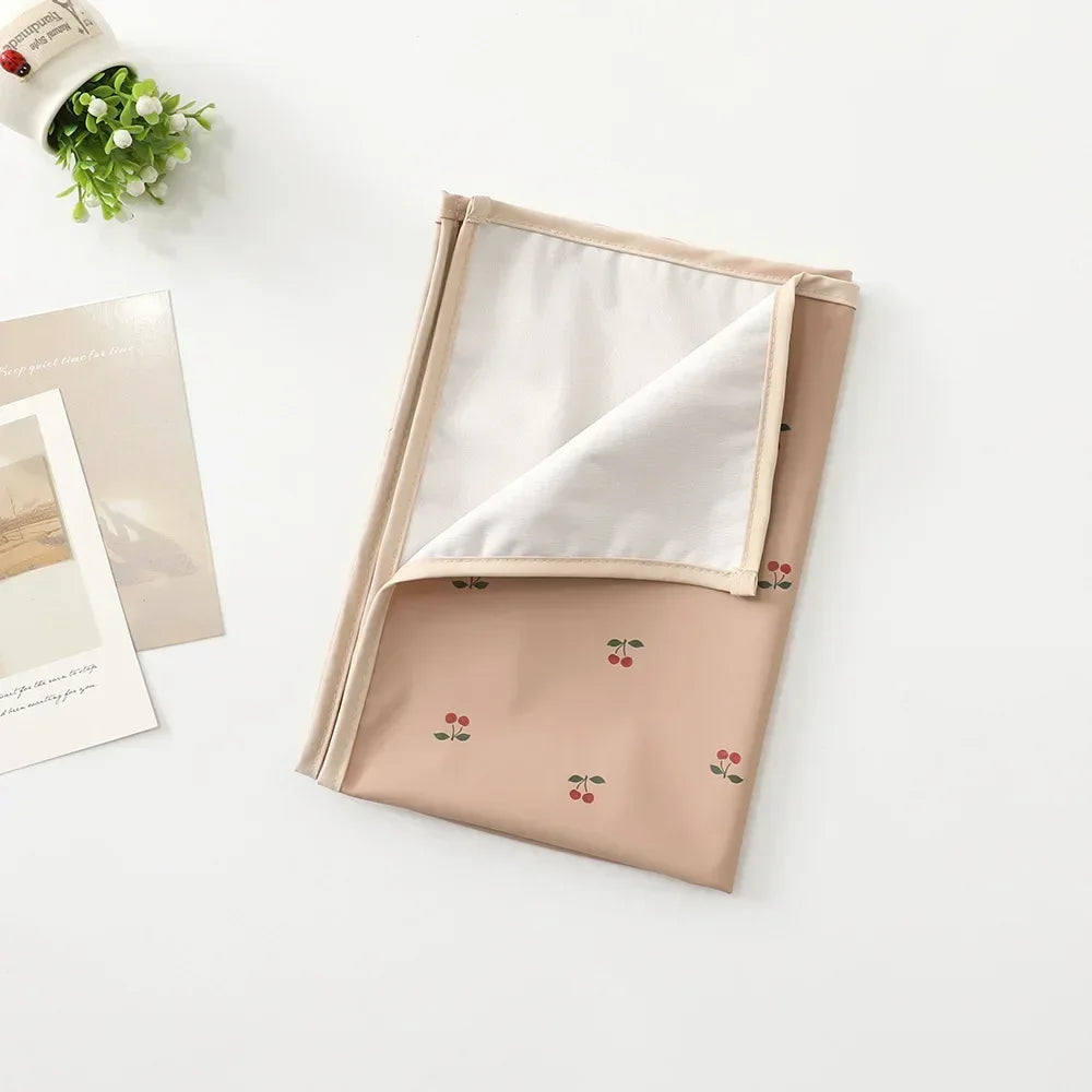 Matelas à langer imperméable réutilisable – Housse de matelas à langer portable pliable pour nouveau-nés, voyages et jeux
