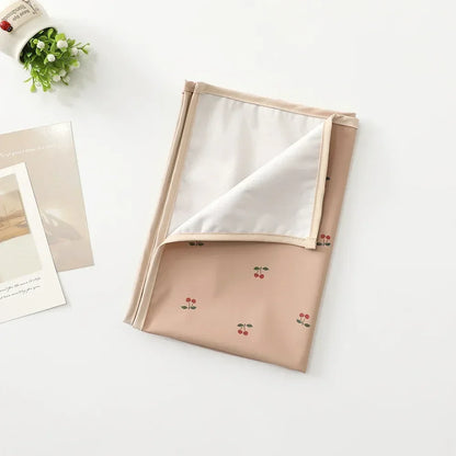 Matelas à langer imperméable réutilisable – Housse de matelas à langer portable pliable pour nouveau-nés, voyages et jeux