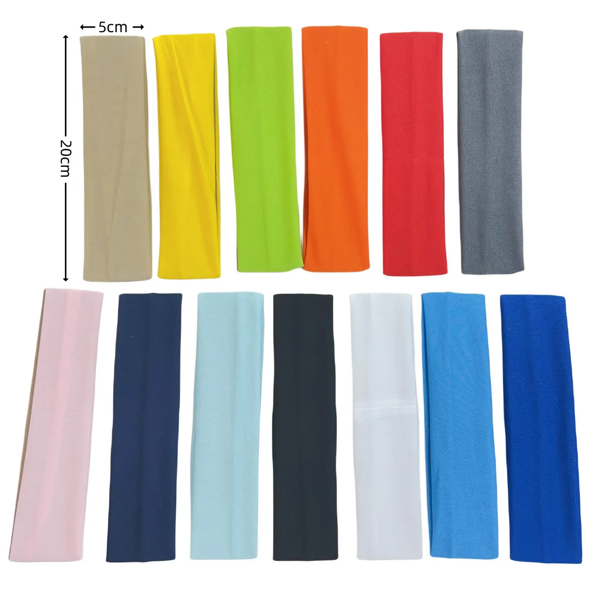 2 Diademas deportivas para yoga – Bandas elásticas absorbentes del sudor para el pelo de hombres y mujeres | Accesorios para el pelo para entrenamientos de fitness y gimnasio