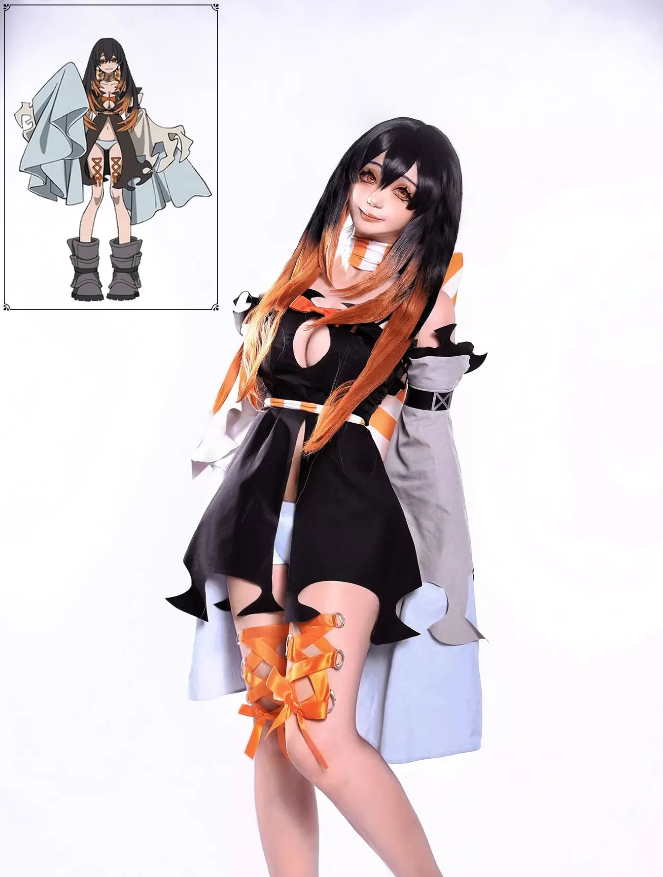 Comic & Anime Ghost Amor Amor Cosplay Costume | Game & Anime Exhibition Outfit | Comic Con Cosplay Suit