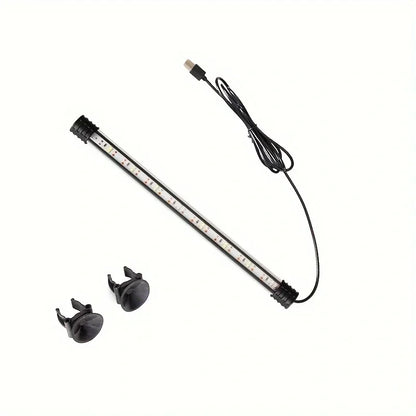 17-47cm Multicolor Aquarium LED Light – USB Waterproof Submersible Fish Tank Mood Lamp, Decorative Plant & Aquatic Grow Light