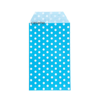 10/25/50PCS Mini Bolsas de Regalo de Papel Kraft con Lunares para Boda, Cumpleaños, Recuerdos de Fiesta, Invitaciones, Tarjetas de Felicitación y Pequeños Regalos