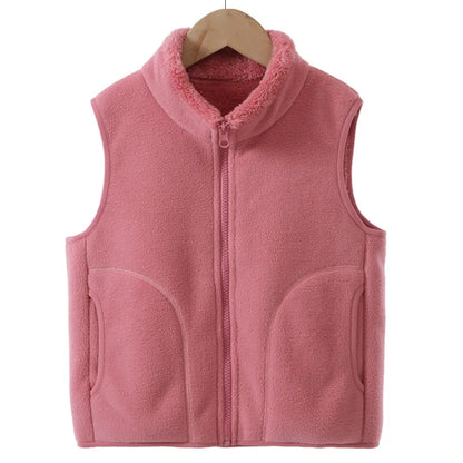 Teen Boys and Girls Winter Fleece Jacket, Thick Warm Windproof School Coat, Cozy Casual Outerwear for Older Teens and Young Adults
