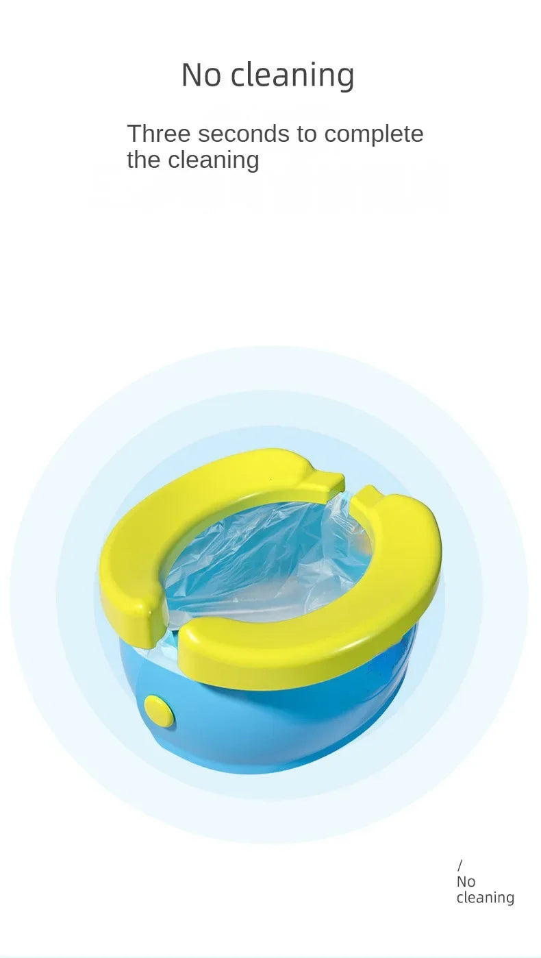 Asiento Plegable de Entrenamiento para Inodoro de Bebés – Entrenador Portátil de Inodoro para Niños y Niñas, Asiento de Viaje Fácil de Limpiar