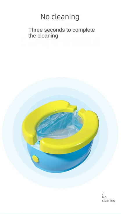 Asiento Plegable de Entrenamiento para Inodoro de Bebés – Entrenador Portátil de Inodoro para Niños y Niñas, Asiento de Viaje Fácil de Limpiar