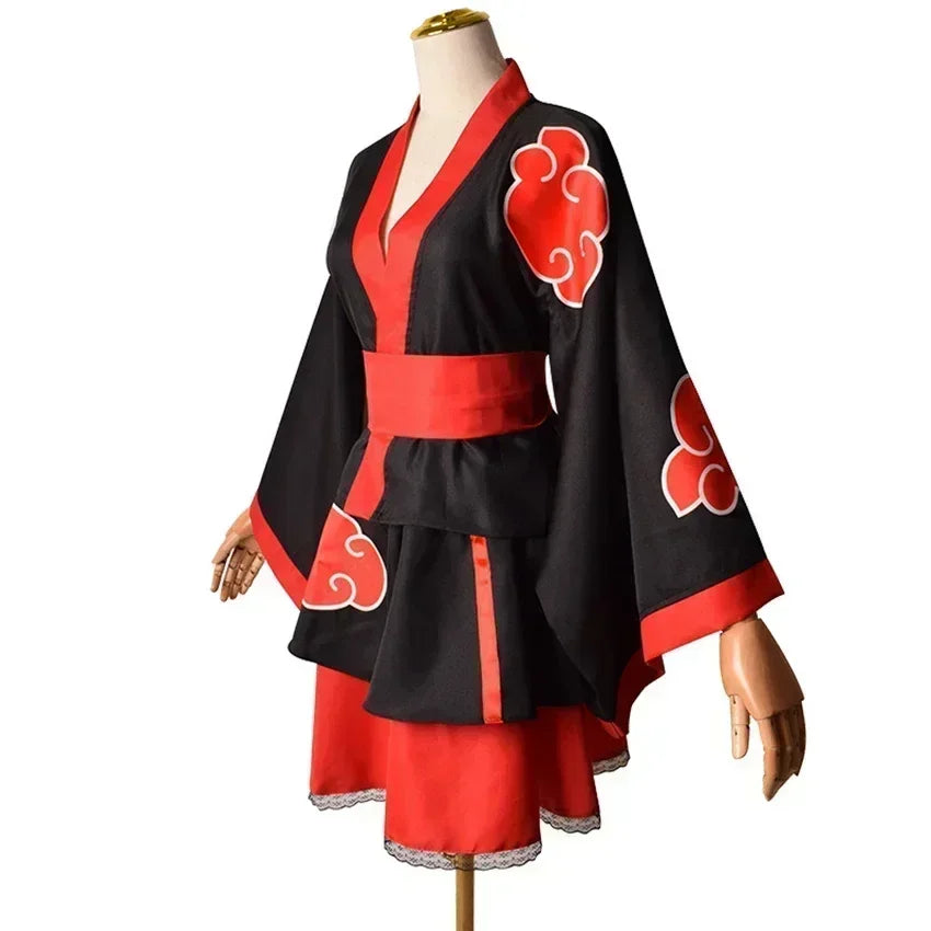 Anime Kimono Cosplay Dress – Girls/Kids Halloween Costume (Festival & Carnival Outfit, Women’s Masquerade Suit)