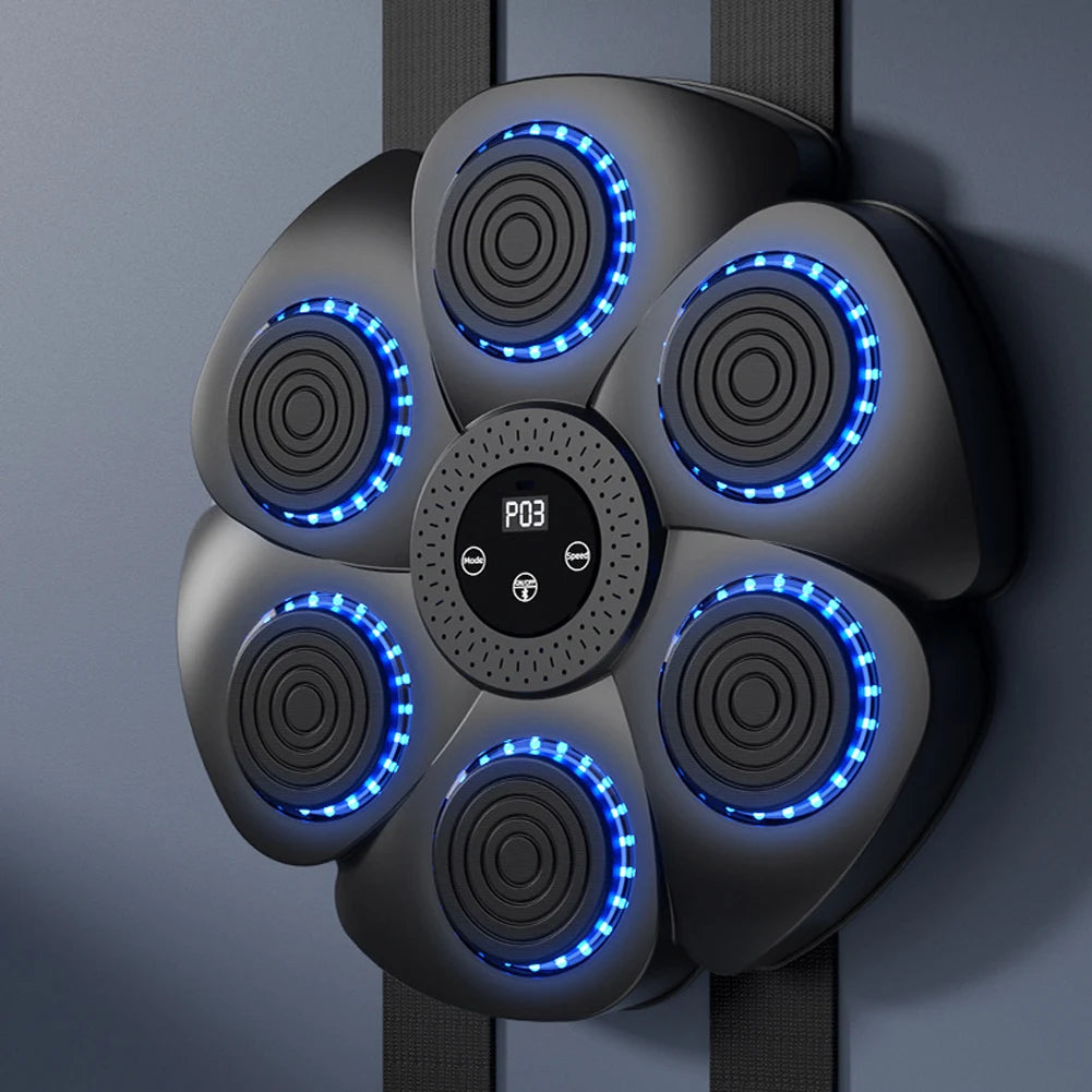 Máquina de Boxeo Musical Inteligente – Entrenador Interactivo de Boxeo de Pared para Adultos y Niños, Fitness en Casa, Entrenamiento de Reacción y Ejercicios
