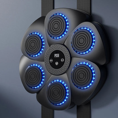 Máquina de Boxeo Musical Inteligente – Entrenador Interactivo de Boxeo de Pared para Adultos y Niños, Fitness en Casa, Entrenamiento de Reacción y Ejercicios