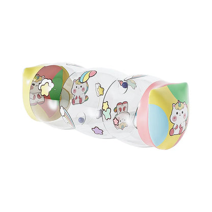 Inflatable Baby Crawling Roller Toy – Rattle & Activity Play Toy for Babies 6-12 Months, Interactive Developmental & Educational Toy
