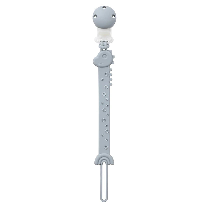 Clip de Chupete de Silicona sin BPA – Sujetachupetes de Una Sola Pieza para Bebés Niños y Niñas de 3+ Meses, Accesorio Seguro para Bebés