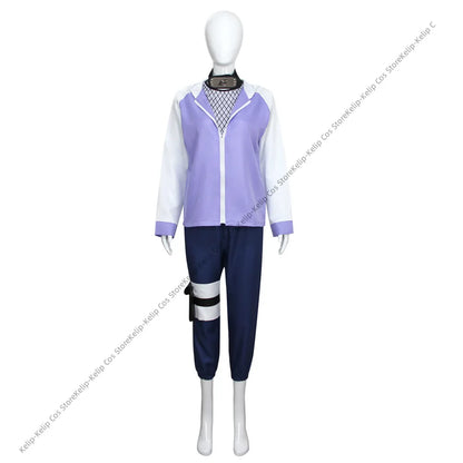 Hyuga Hinata Cosplay Costume Set – Jacket & Pants Anime Outfit for Halloween Party, Christmas Gift & Convention Wear