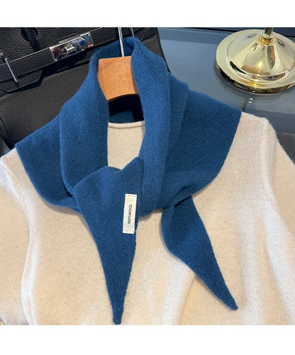 100% Wool Winter Scarf for Women Long Warm Cashmere Feel Shawl Wrap Solid Pashmina Hijab Head Scarf