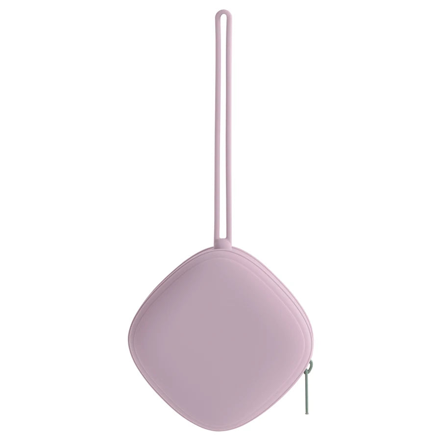 Étui portable pour sucette de bébé – Boîte de rangement en silicone de qualité alimentaire avec fermeture éclair pour voyage et accessoires pour bébé