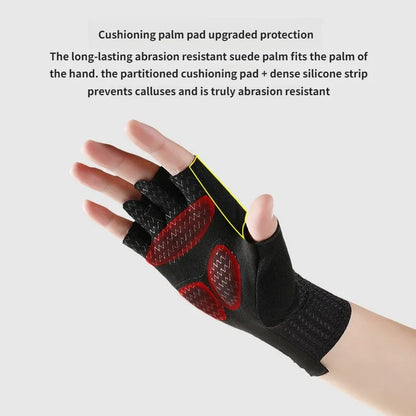 Guantes de Ciclismo Transpirables de Medio Dedo de Verano – Guantes Ultraligeros para Bicicleta de Carretera con Almohadillas Antideslizantes de Silicona para Ciclismo, MTB y Deportes al Aire Libre