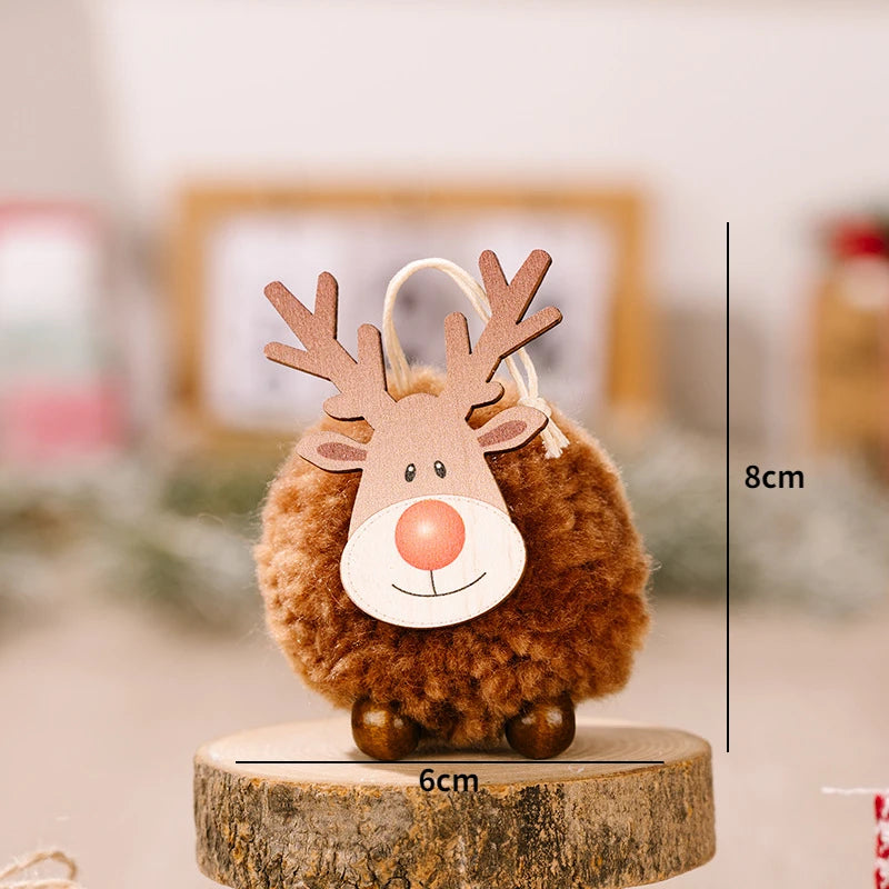 Red Star Christmas Tree Ornament – DIY Hanging Pendant Decoration for Xmas, New Year Party, Home Decor & Holiday Gifts