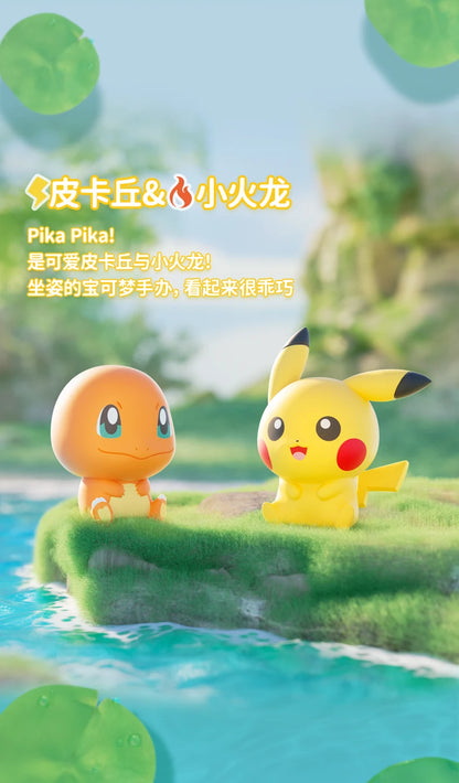 Pokémon Poké Ball Mini Action Figures Set – Pikachu Charmander Bulbasaur Anime Model Toy Gift for Kids