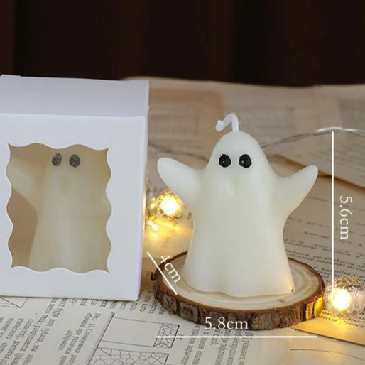 Halloween Ghost Scented Candle – Creative Wax Ghost Candle for Aromatherapy, Home Decoration & Premium Holiday Gifts