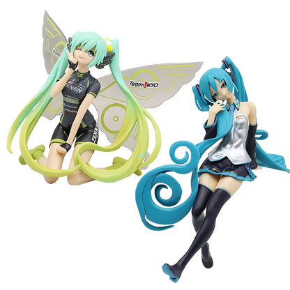 Hatsune Miku Anime Figure – Virtual Singer Manga Statue Figurine Model Toy for Desk Decoration, Cake Topper & Gift
