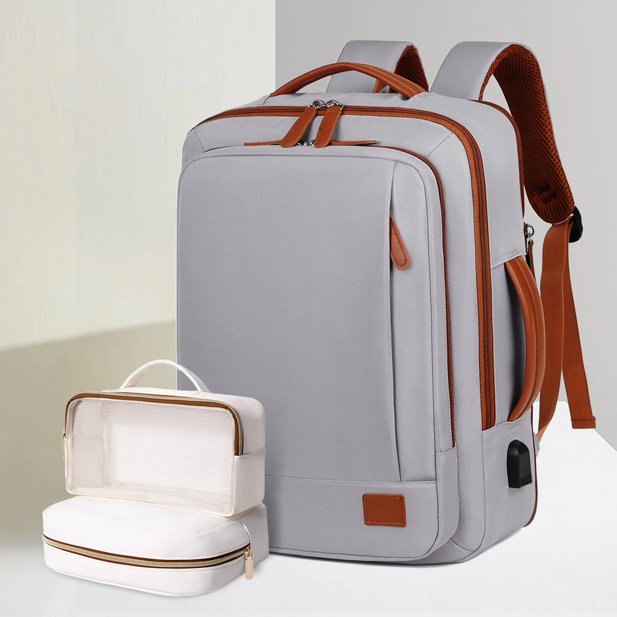 Unisex Lightweight Travel Backpack – Business Trip & Short-Distance Carry Bag with Laptop Storage, School Backpack & Multi-Purpose Organizer