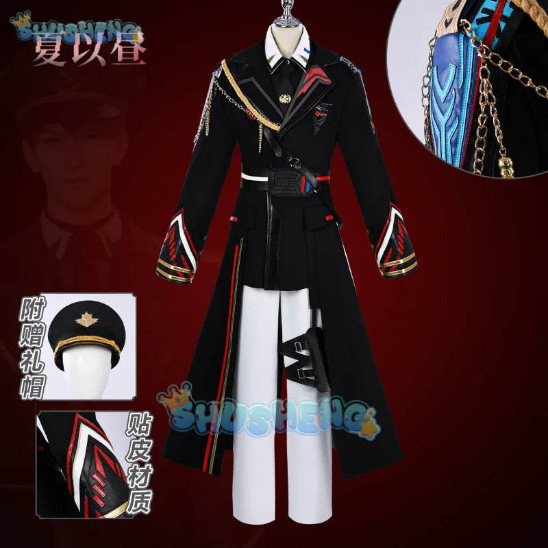 Love and Deepspace Caleb Inspired Cosplay Costume – Farspace Colonel Female Uniform Outfit for Women Halloween, Carnival & Party Roleplay