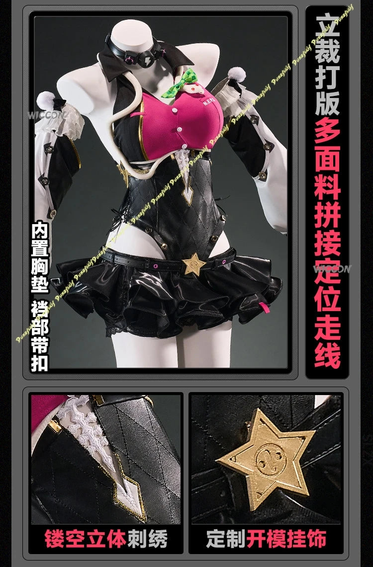 Cissia Cosplay Costume – Zenless Zone Zero New Character Full Set | Women’s Performance Outfit (Party / Halloween / Cosplay Wear)