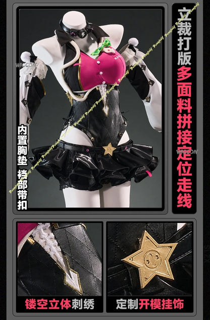 Cissia Cosplay Costume – Zenless Zone Zero New Character Full Set | Women’s Performance Outfit (Party / Halloween / Cosplay Wear)