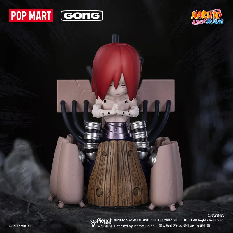 POP MART GONG Naruto Shippuden Akatsuki Arc Series – Mystery Blind Random Box Action Figure, Collectible Toy & Surprise Gift
