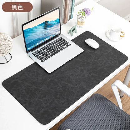 Waterproof PU Leather Desk Mat - Large Non-Slip Mouse Pad & Keyboard Desk Protector for Laptop, Office & Gaming