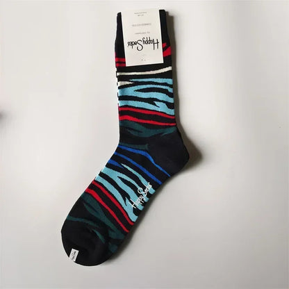 2025 Men’s Classic Crew Socks – Cotton Sports Socks for Comfortable Everyday & Athletic Wear, Sizes 41–46