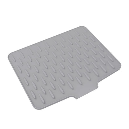 Silicone Kitchen Sink Drain Mat – Anti-Slip Heat-Resistant Countertop Drying Pad for Dishes & Tableware