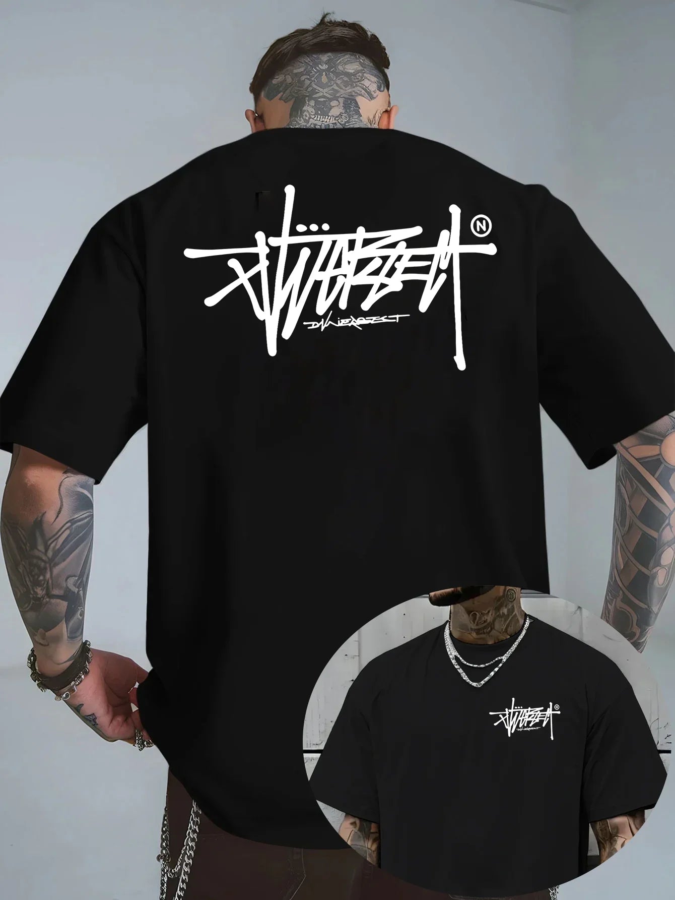 Men's 100% Cotton T-Shirt – Premium Short Sleeve Casual Tee for Outdoor, Sports & Summer Streetwear