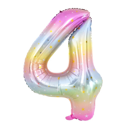 Large Standing Unicorn Foil Balloon – Kids' Unicorn Birthday Party Decoration, Cute Animal Balloon for Girls, Baby Shower & Party Favors