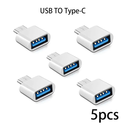 USB-C to USB 3.0 OTG Adapter – Type-C Male to USB-A Female Data Connector for MacBook, iPad & USB-C Devices