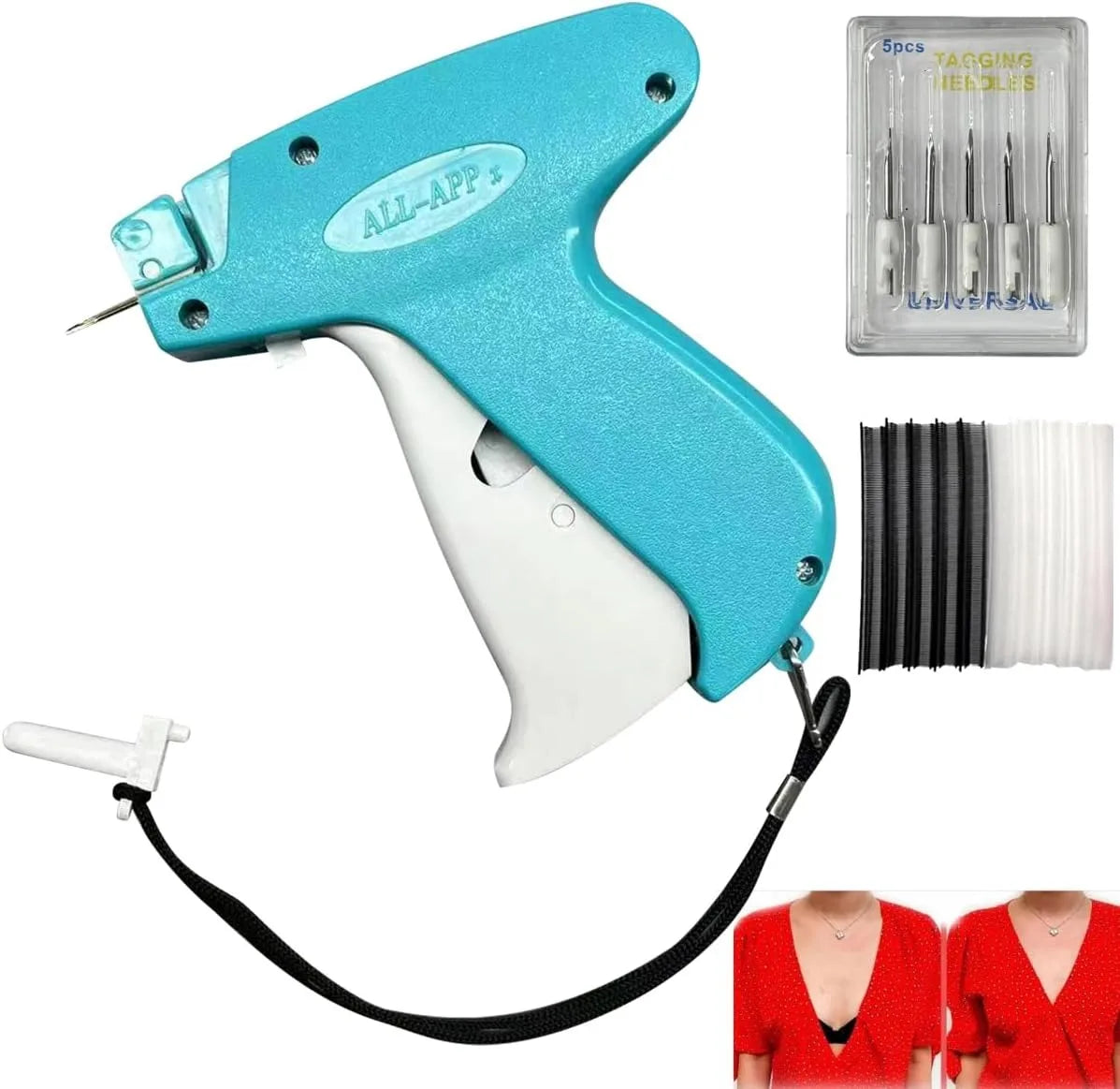 Mini Stitch Gun for Clothing Repair – Micro Stitch Tagging Gun, Quick Hemming Tool for Sewing, Quilting, Fabric Fixing & DIY Garment Alterations