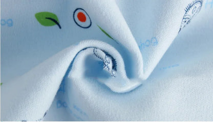 5PCS Baby Hedgehog Clothing Set – Pure Cotton Newborn Underwear Outfit for 0–3 Months Spring & Autumn