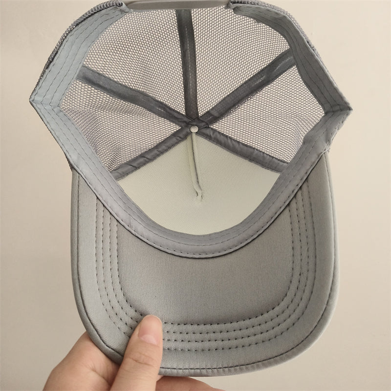 Gorra Trucker de Malla de 5 Paneles con Logotipo Personalizado – Gorra de Béisbol Ajustable para Hombres y Mujeres, Equipos Deportivos y Uso al Aire Libre en Verano