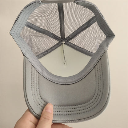 Gorra Trucker de Malla de 5 Paneles con Logotipo Personalizado – Gorra de Béisbol Ajustable para Hombres y Mujeres, Equipos Deportivos y Uso al Aire Libre en Verano