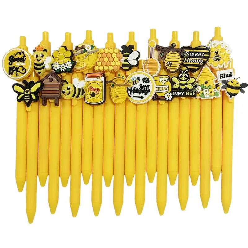 5/10/20PCS Bee Inspirational Pens – Motivational Neutral Ballpoint Pens for Employee Gifts, Bee Lovers & Thank You Gifts