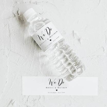 Personalized Wedding Water Bottle Labels – Custom Thank You Stickers for Bridal Shower, Birthday Party & Wedding Welcome Gifts | Event Decor