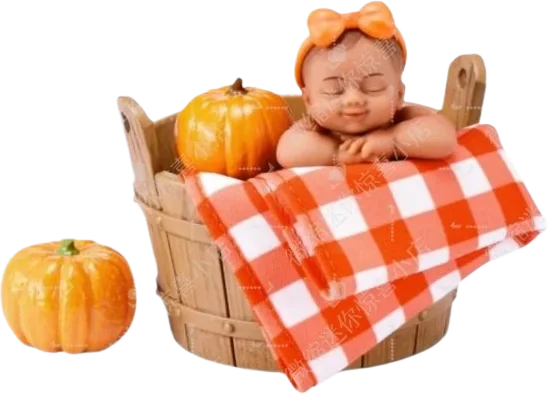 ZURU My Mini Baby Citrouille Surprise – Poupée réaliste DIY à collectionner, Cadeau mystère pour enfants et collectionneurs de poupées