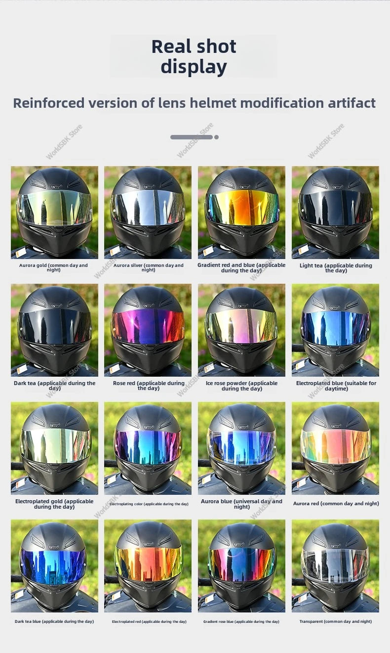 Replacement Helmet Visor Lens for AGV K5, K5S, K3 SV, K1 & Compact ST – Motorcycle Helmet Face Shield Windshield Lens