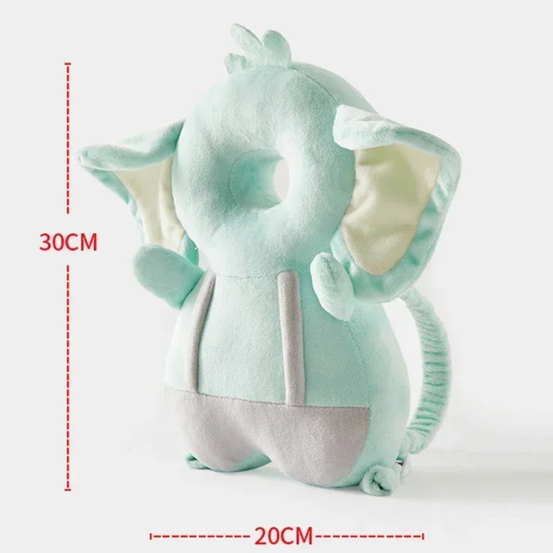 Mochila protectora de cabeza para bebé – Cojín de seguridad de abeja ángel para 1-3 años, almohada protectora anticaída