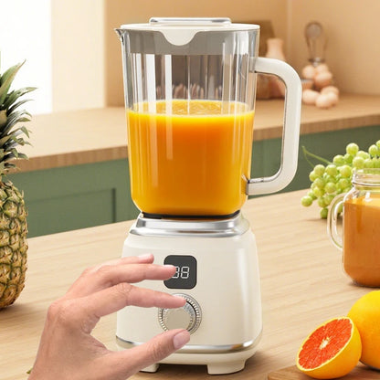 Portable Electric Blender – Rechargeable 10-Blade Wireless Fruit Juicer with 3000mAh Battery for Smoothies & Home Use