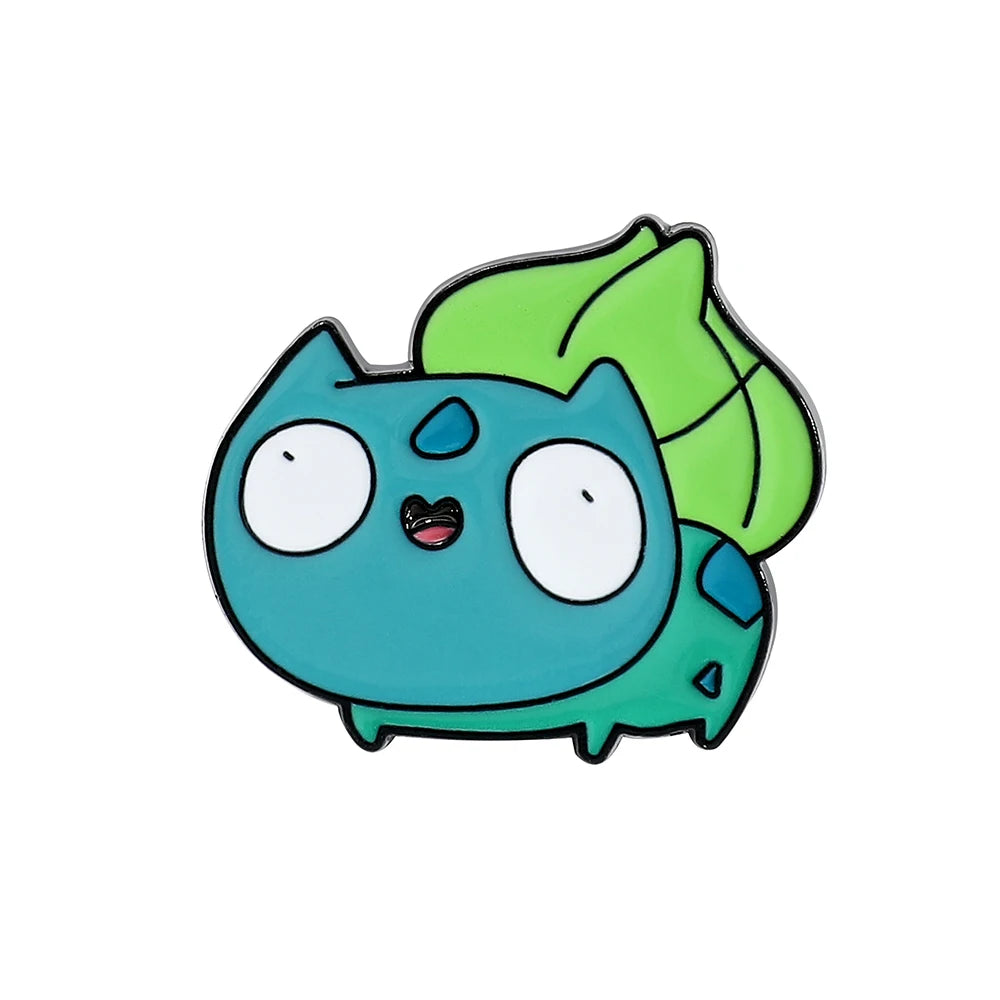Pokémon Enamel Pin – Pikachu, Bulbasaur, Psyduck & Squirtle Cute Cartoon Brooch Badge