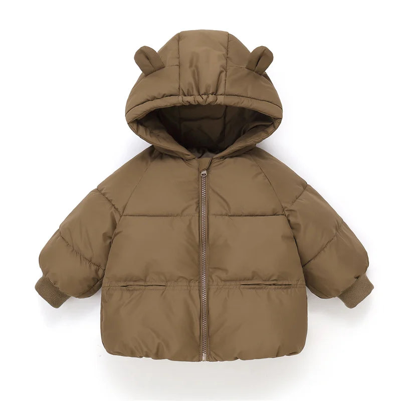 Baby and Toddler Winter Jacket 2-6 Years, Thick Warm Hooded Coat for Boys and Girls, Windproof Children’s Outerwear Snowsuit