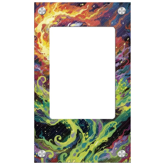 Art Display For Pokemon Card Display PTCG Mega Dream Gengar Anime Game Expand Art Self Made Fans Gifts Acrylic Protective Case
