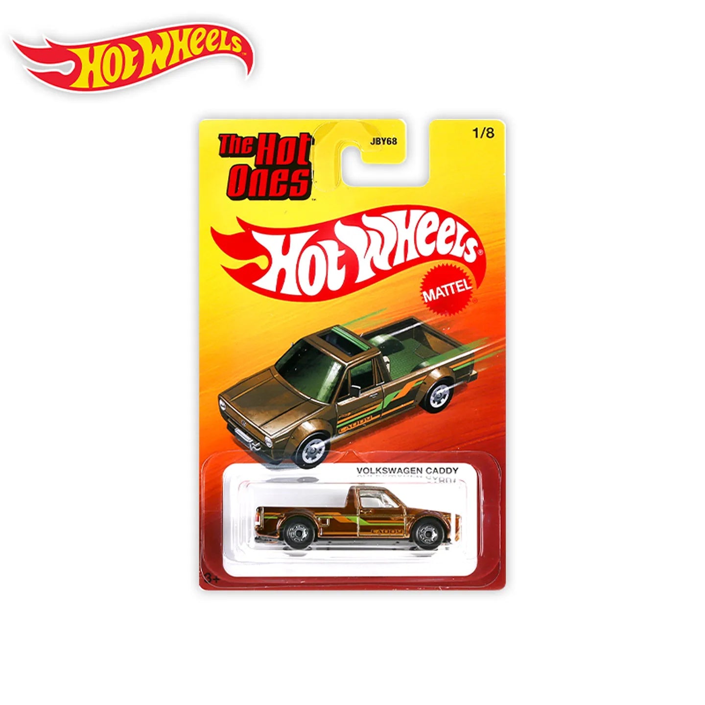 Hot Wheels The Hot Ones Mix 1:64 JBY68 Diecast Alloy Car – Collectible Model Vehicle Featuring Alfa Romeo, Ford, BMW, Lamborghini & Toyota