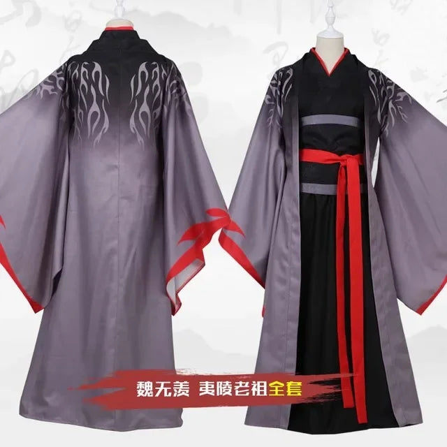 Wei Wuxian Inspired Cosplay Costume – Grandmaster of Demonic Cultivation Anime Roleplay Outfit for Men
