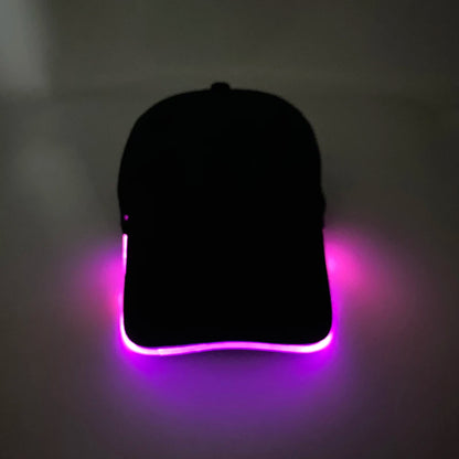 LED Light-Up Baseball Cap – Flashing Glow Hat for Raves, Festivals, Parties & Club Wear
